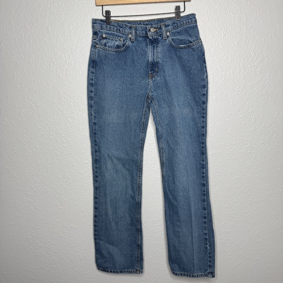 Pre-Owned Vintage  Women's Ralph Lauren 67 Bootcut Jean size 10 x 31 medium wash - Picture 2 of 10